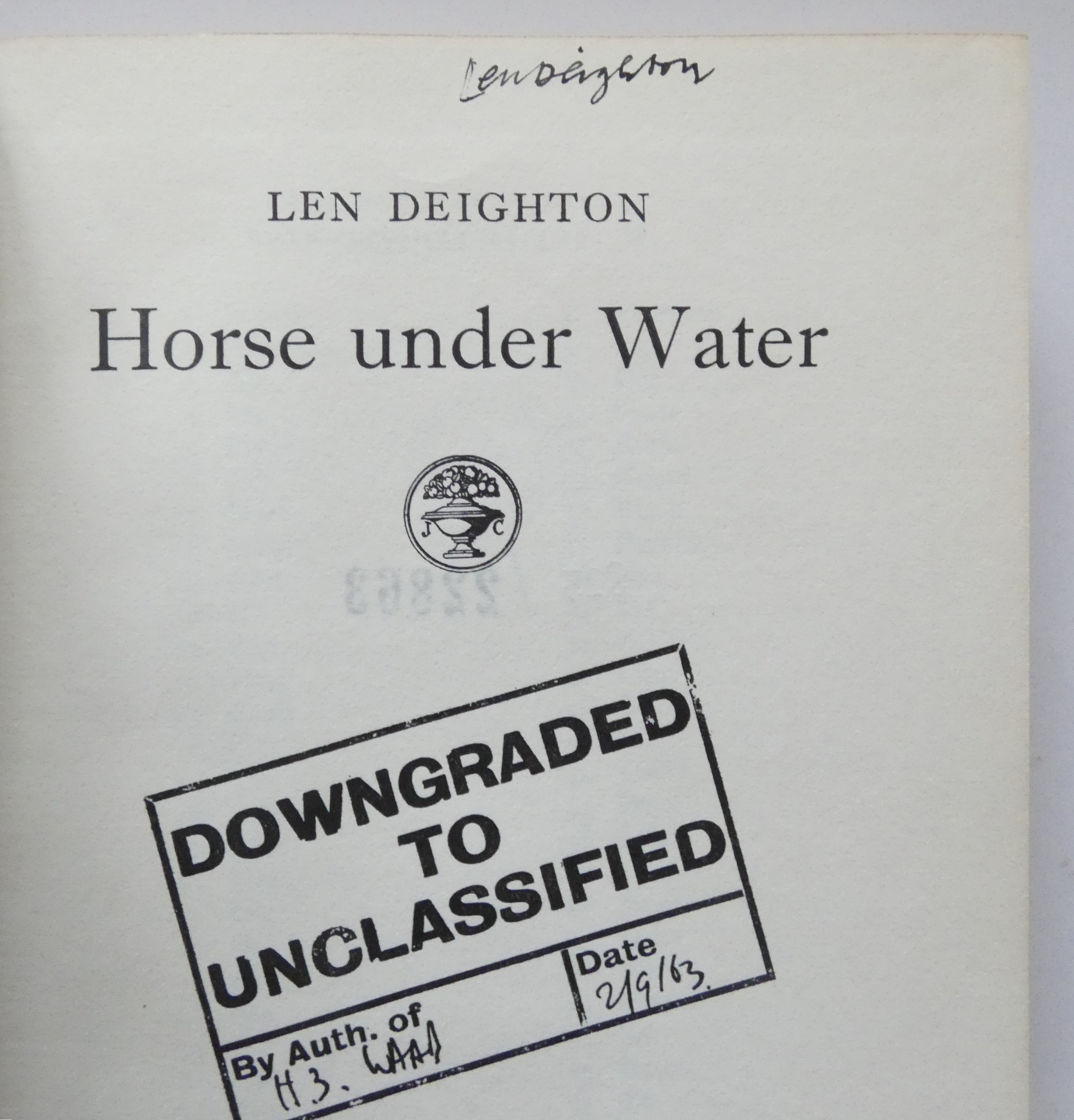 horse under water 750 signed 4