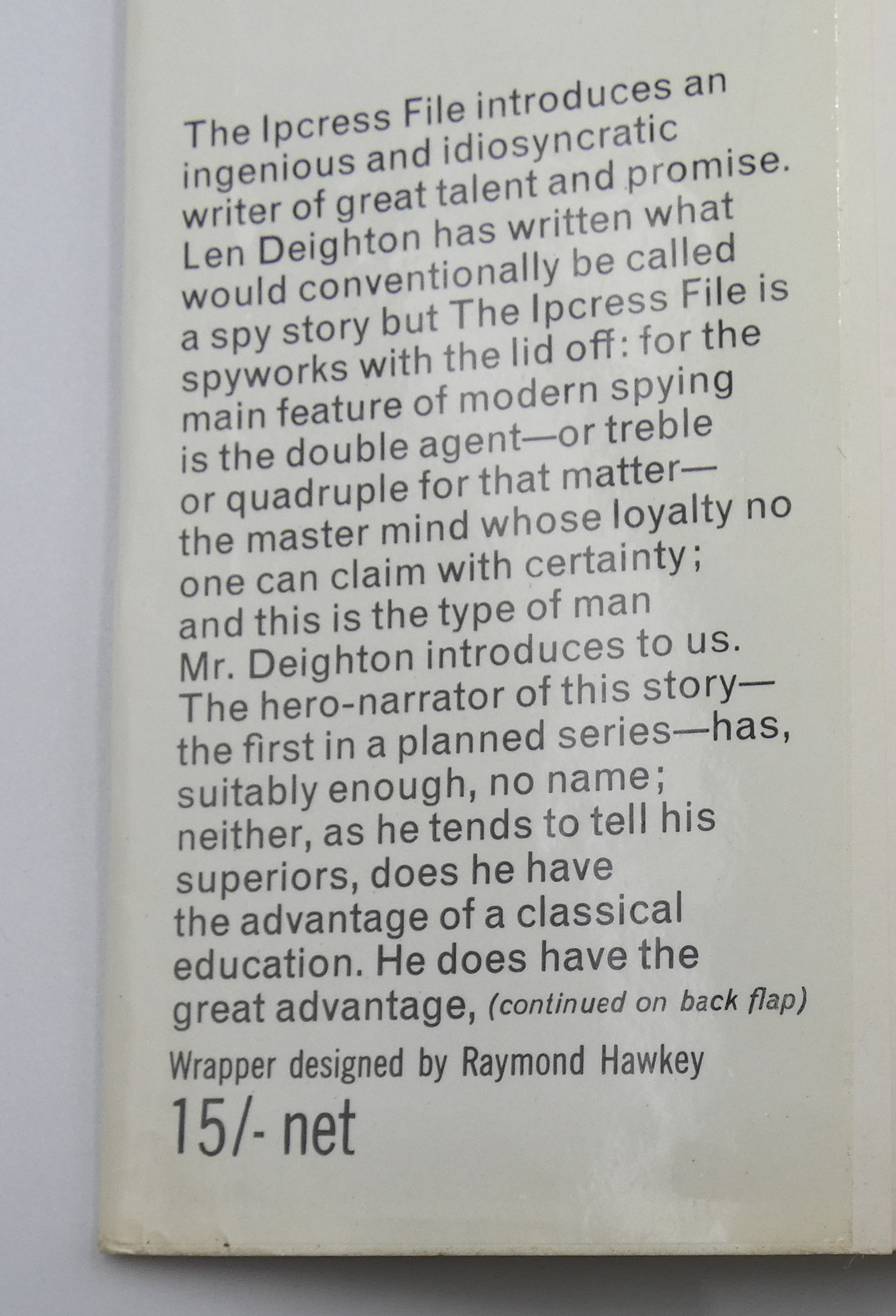 the ipcress file 2850 inscribed by the author 4