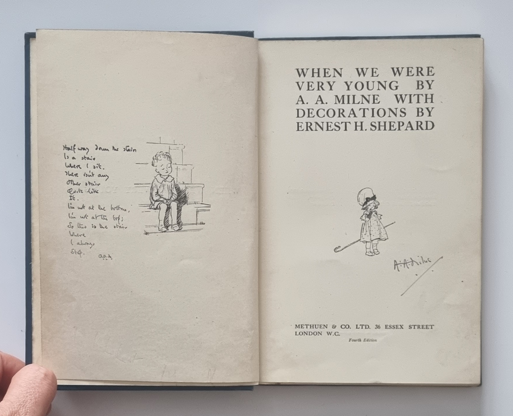 when we were very young signed reprint with poem 4